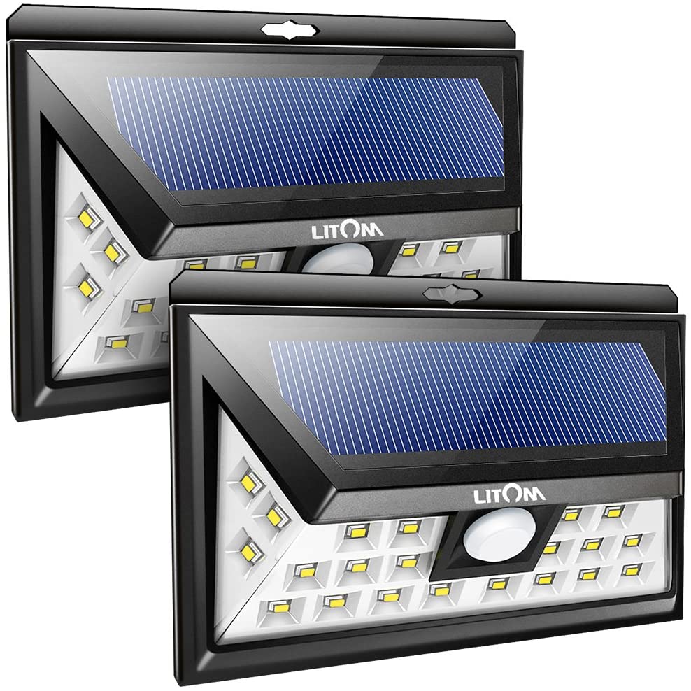 LITOM Original Solar Lights Outdoor Motion Sensor Light